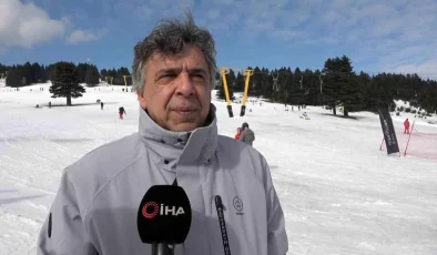 Görme Engelli Öğrenciler Uludağ’da Kayak Yaptı