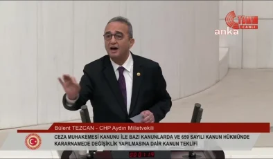 CHP Milletvekili Bülent Tezcan, 8. Yargı Paketi’ndeki ‘örgüte üye olmamakla birlikte örgüt adına suç işleme’ maddesine tepki gösterdi
