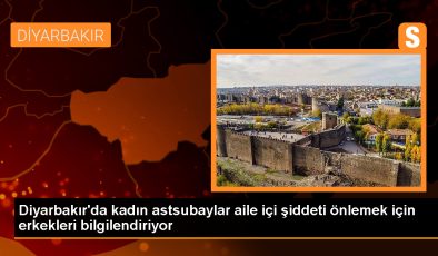 Diyarbakır’da Kadın Astsubaylar Şiddetle Mücadele İçin Bilgilendirme Yapıyor