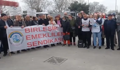 Emekliler İstanbul Kartal Meydanı’nda Taleplerini Sıraladı