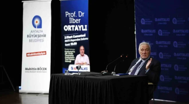 Prof. Dr. İlber Ortaylı Antalya’da AntTalks Etkinliğinde Konuştu