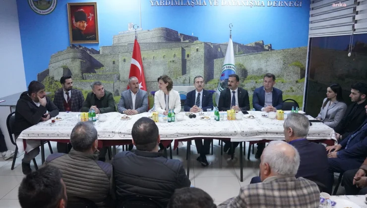 Tepebaşı Belediye Başkanı Ahmet Ataç, Ayşe Ünlüce ile Dernek Ziyaretinde Buluştu