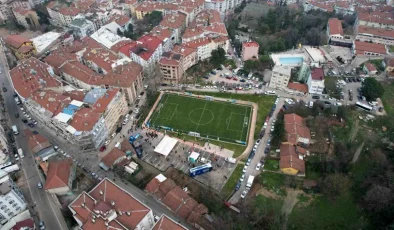 Yıldırım Belediyesi, Balabanbey Kalesi’nde Futbol Sahası Açtı