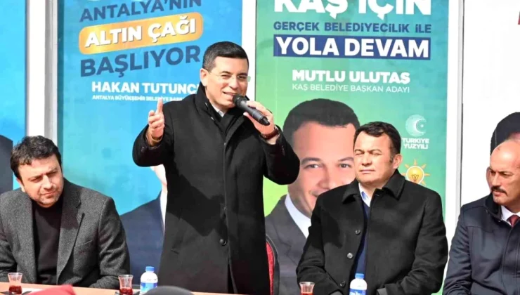 Hakan Tütüncü, Antalya’da seçim çalışmalarına devam ediyor