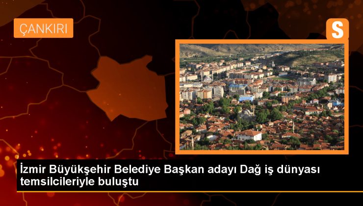 Hamza Dağ, İzmir Büyükşehir Belediye Başkan adayı olarak iş dünyasına destek sözü verdi