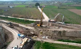 Manisa’da çöken köprü yeniden inşa ediliyor