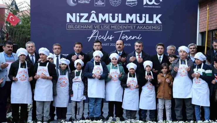 Milli Eğitim Bakanı Yusuf Tekin, Konya’da Nizamülmülk Lise Medeniyet Akademisi açılışına katıldı