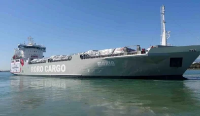 Türk Kızılay, STK’ların desteğiyle en büyük yardım gemisini Gazze’ye uğurladı