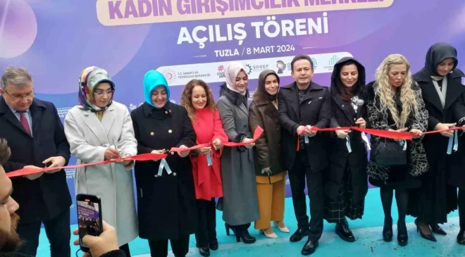 Tuzla Belediyesi Kadın Girişimcilik Merkezi 8 Mart’ta açıldı