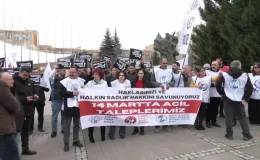 Ankara Tabip Odası, Sağlık Çalışanlarının Sorunlarını Dile Getirmek İçin Eylem Yaptı