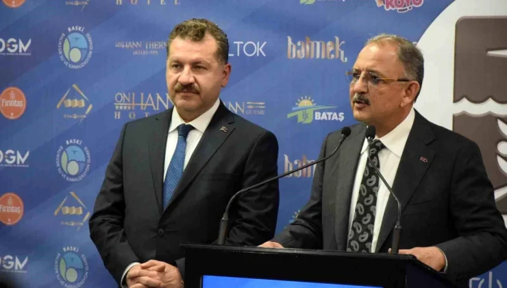 Bakan Özhaseki: AK Parti Türkiye’yi dirençli hale getirecek