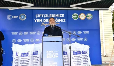 Bursa Büyükşehir Belediyesi, Keles’teki Üreticilere Yem Destekleri Sağladı