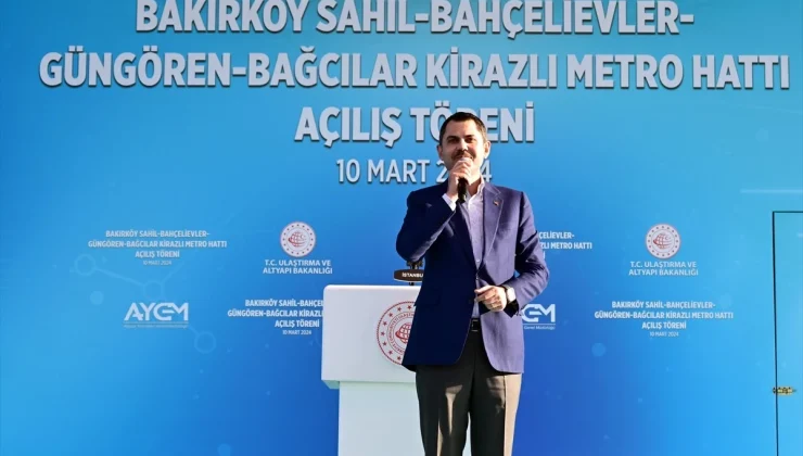 Ulaştırma ve Altyapı Bakanı: Türkiye genelinde 936 km şehir içi raylı sistem hattının 407 km’sini biz inşa ettik