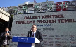 Antalya Büyükşehir Belediye Başkanı Muhittin Böcek: Balbey Kentsel Yenileme Projesi 1.5 Yıl İçinde Tamamlanacak