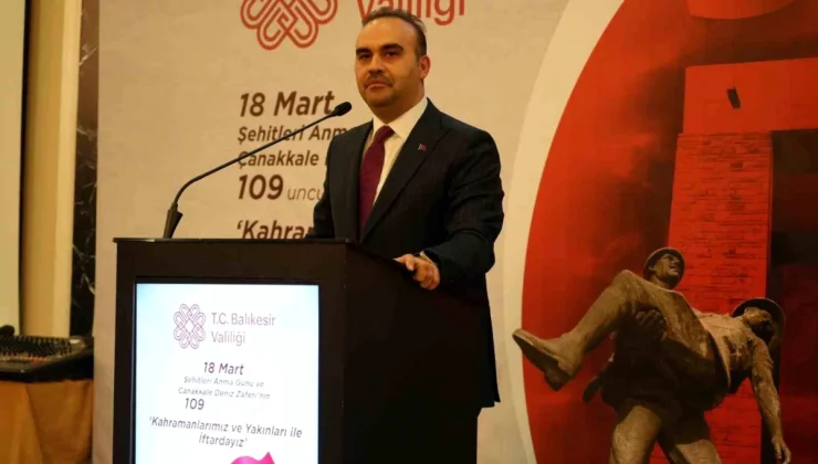 Bakan Kacır, Balıkesir’de Şehit Aileleri ve Gazilerle İftar Yaptı
