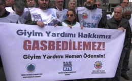 Kamu Emekçileri, Giyim Yardımının Gasp Edilmesini Protesto Etti