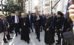 Mersin Büyükşehir Belediye Başkanı Vahap Seçer, Mersin Rum Ortodoks Kilisesi’ni ziyaret etti