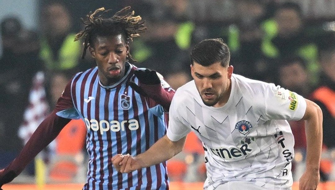 KasÄ±mpaÅa ile Trabzonspor 32. randevuda